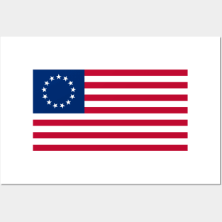 Betsy Ross Flag Posters and Art